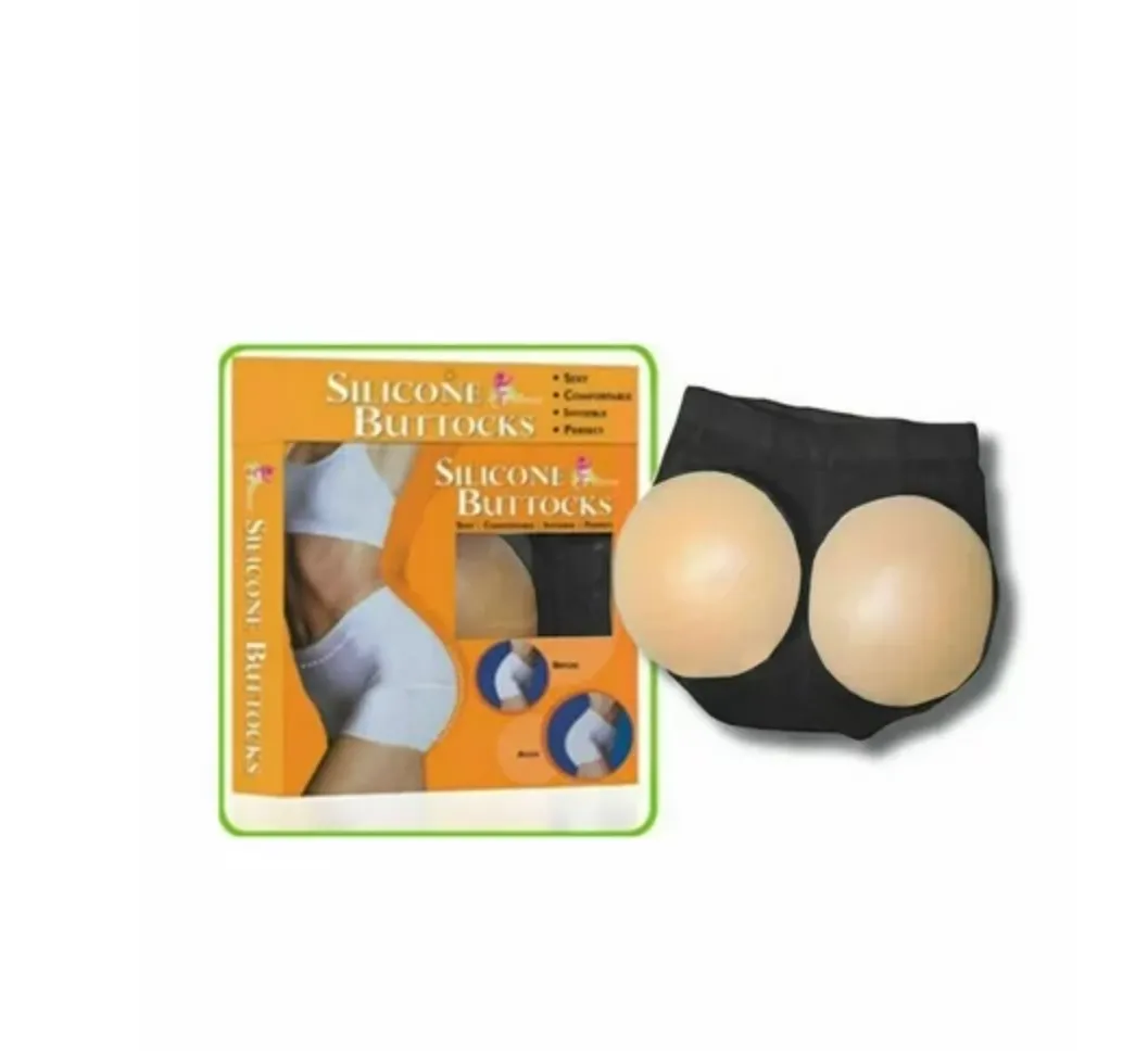7010 Silicone Butt Pads Fake Buttocks Shaper Panty with Tummy Control Butt Shape & Lift