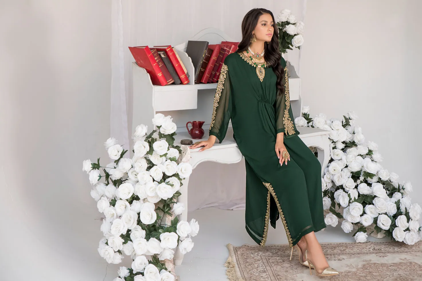 ALEEZAY FORMAL CHIFFON KAFTAN 10