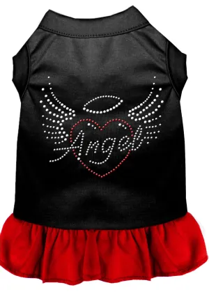 Angel Heart Rhinestone Dress Black With Red Xl