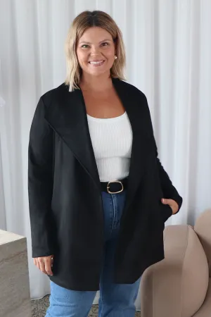 Angelica Wrap Jacket Black