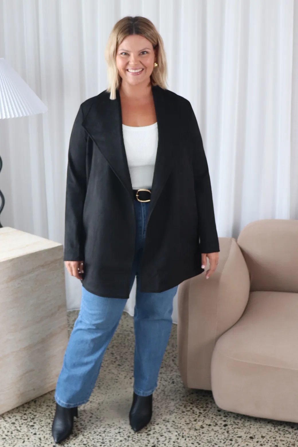 Angelica Wrap Jacket Black