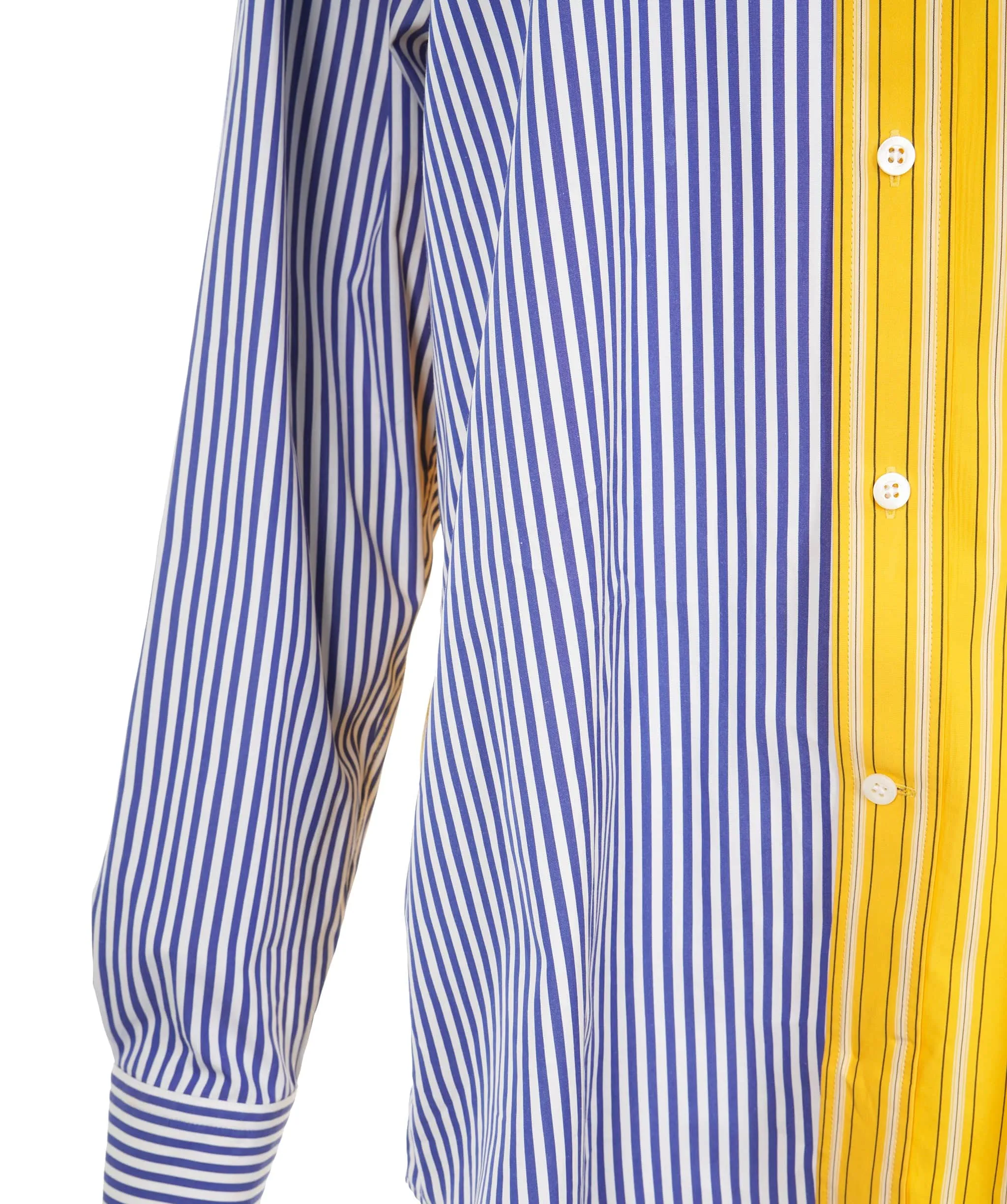 Balenciaga Duo Colour Pinstripe Shirt SIze Small ALL0435