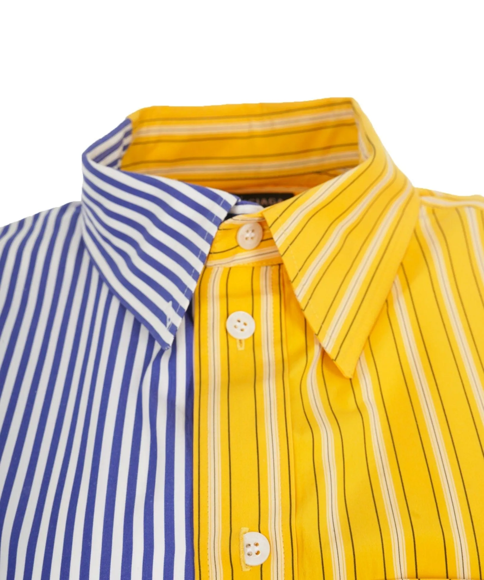 Balenciaga Duo Colour Pinstripe Shirt SIze Small ALL0435