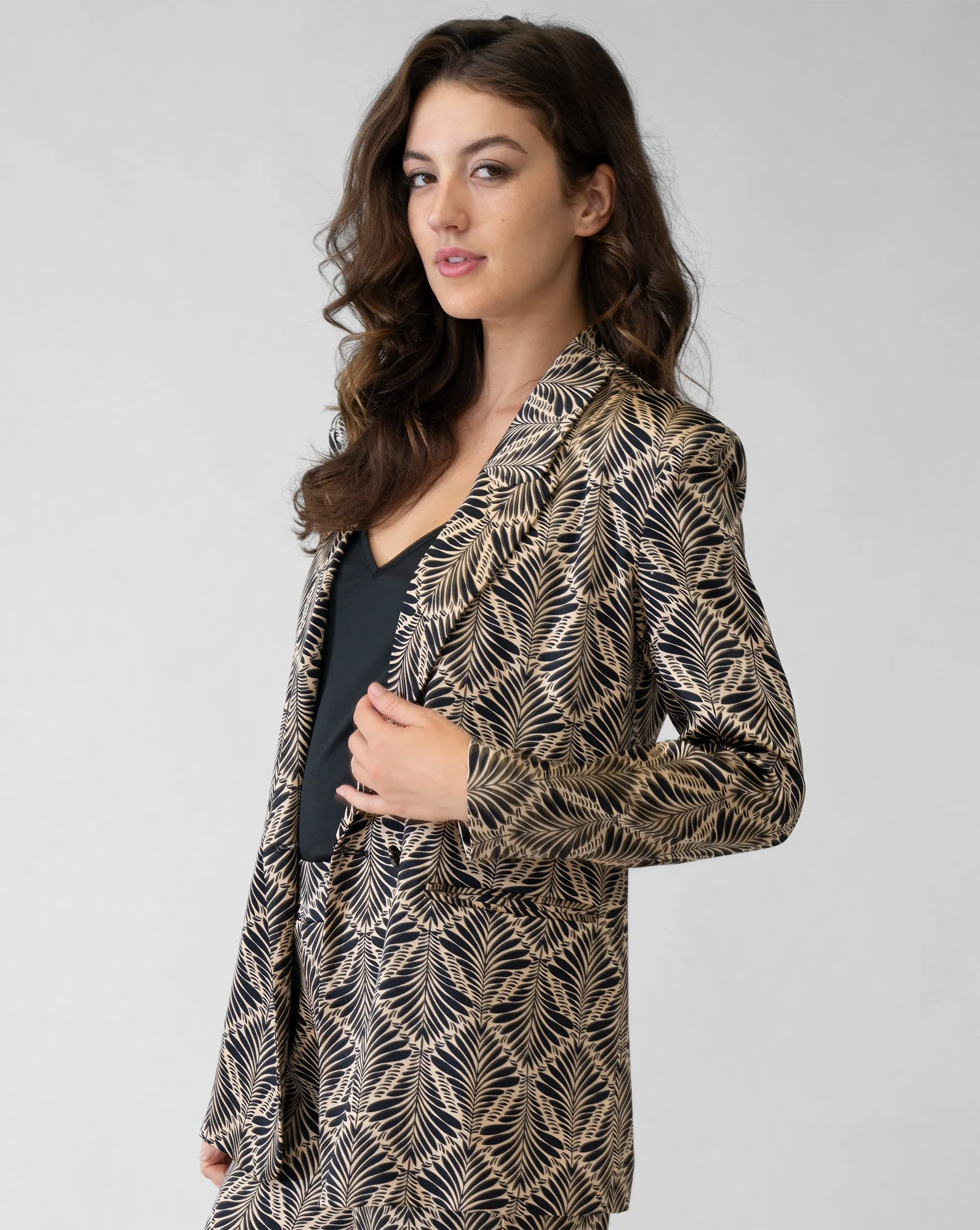 Basalt Printed Blazer
