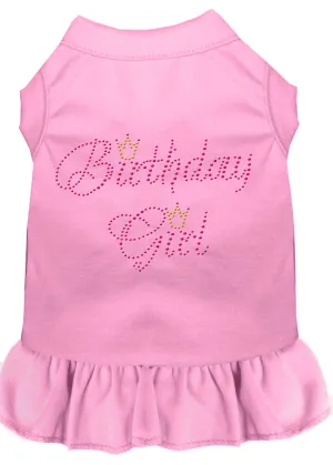 Birthday Girl Rhinestone Dress Light Pink 4x