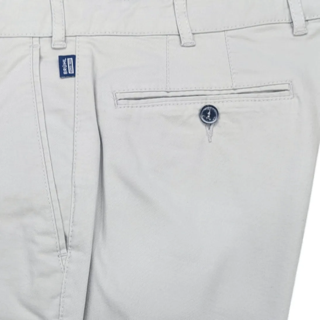 Bruhl Parma B Mover Stretch Cotton Summer Chino Stone 186190