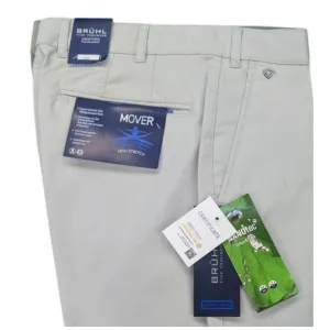 Bruhl Parma B Mover Stretch Cotton Summer Chino Stone 186190