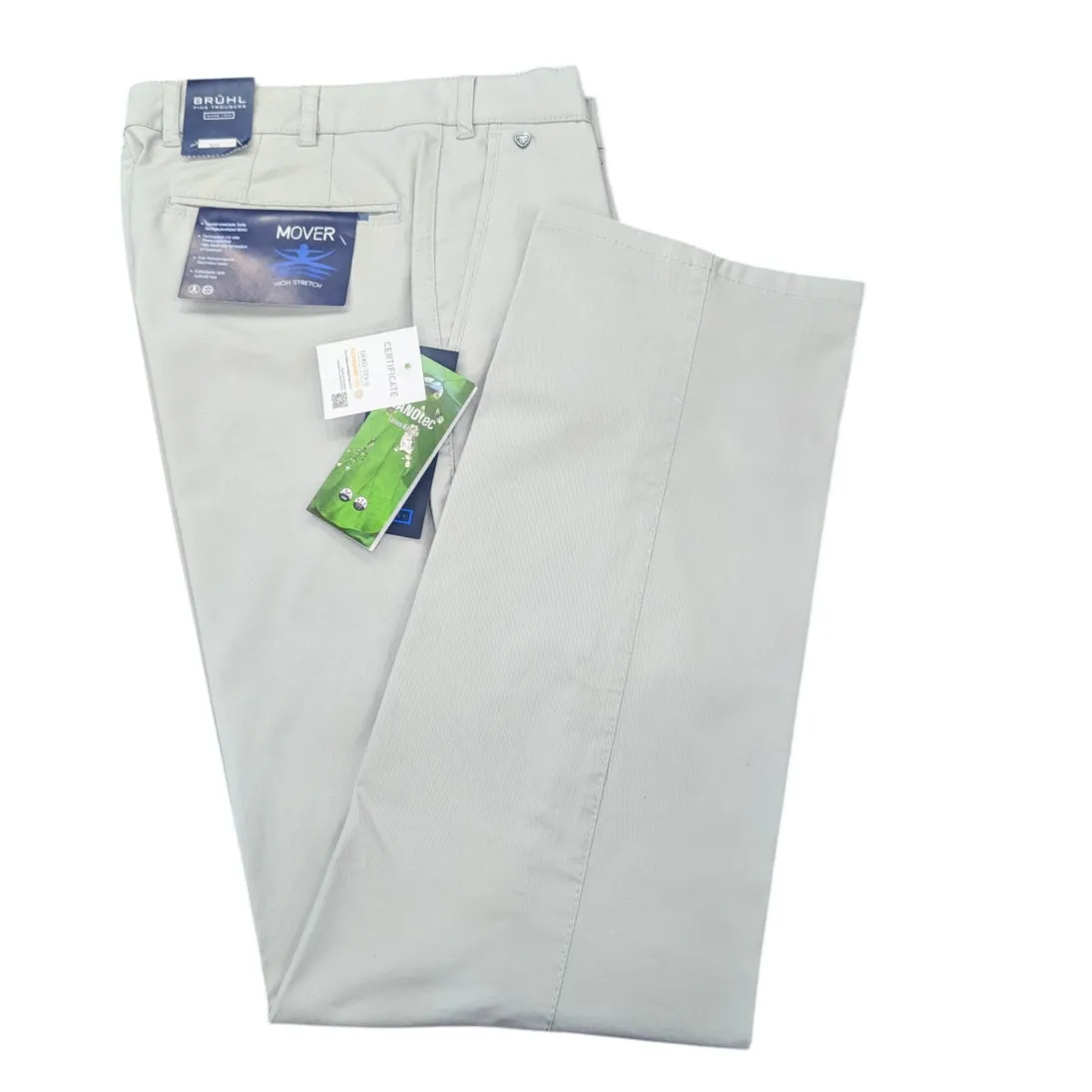 Bruhl Parma B Mover Stretch Cotton Summer Chino Stone 186190