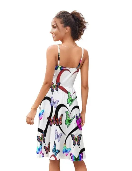 Butterfly Love Suspender Dress