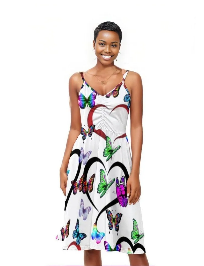 Butterfly Love Suspender Dress