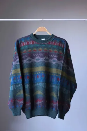 CAGI 90s Patterned Sweater
