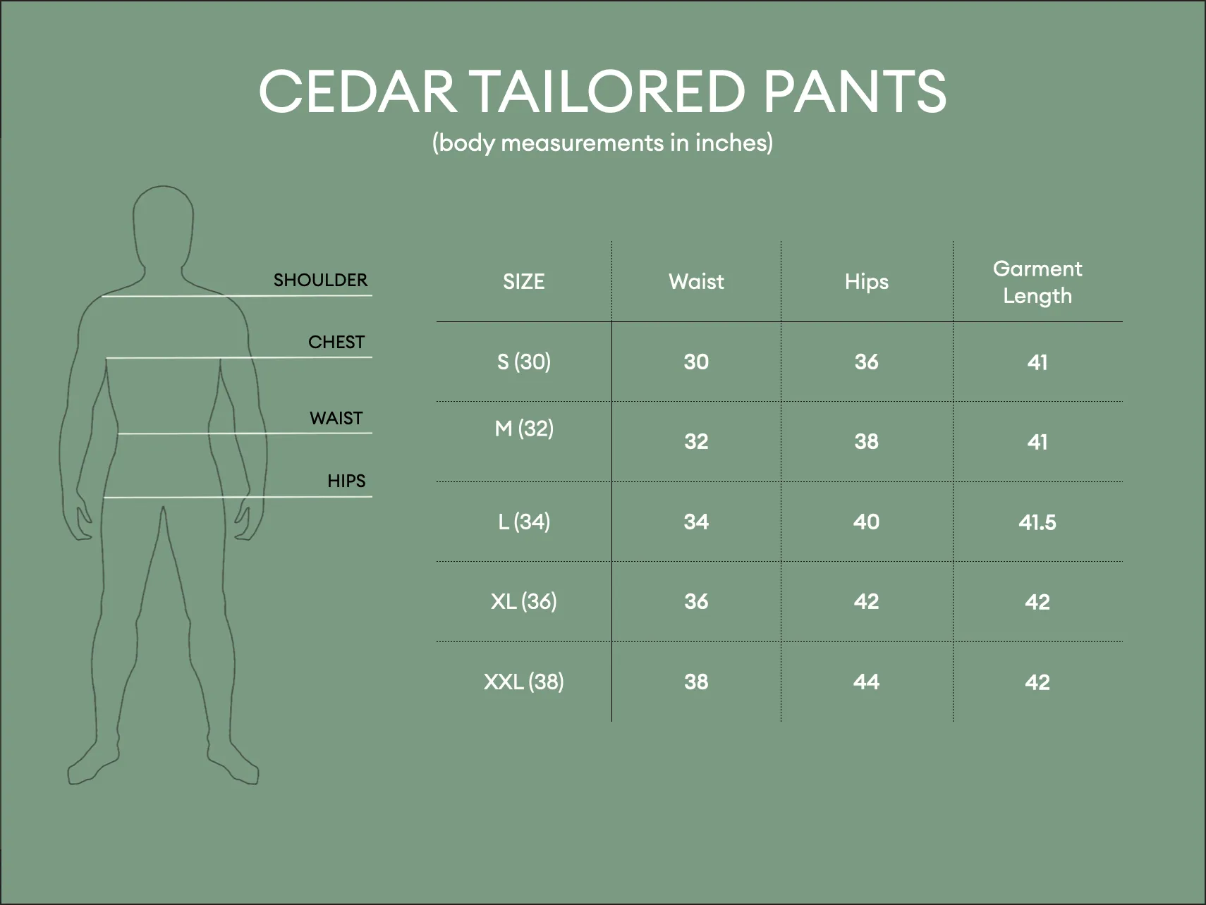 Cedar Tailored Pants