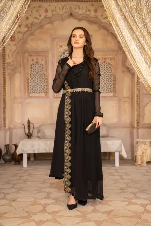 CHIFFON EMBROIDERED FORMAL DRESS BY ALEEZAY 03