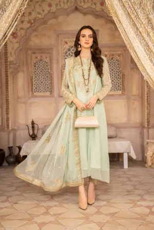 CHIFFON EMBROIDERED FORMAL DRESS BY ALEEZAY 05
