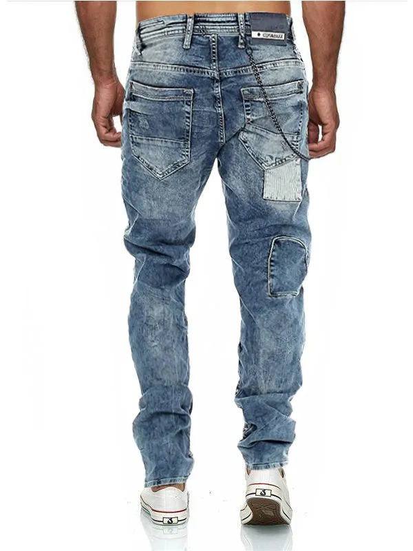 Cipo &amp; Baxx CUTLER Men's Jeans Denim CD254