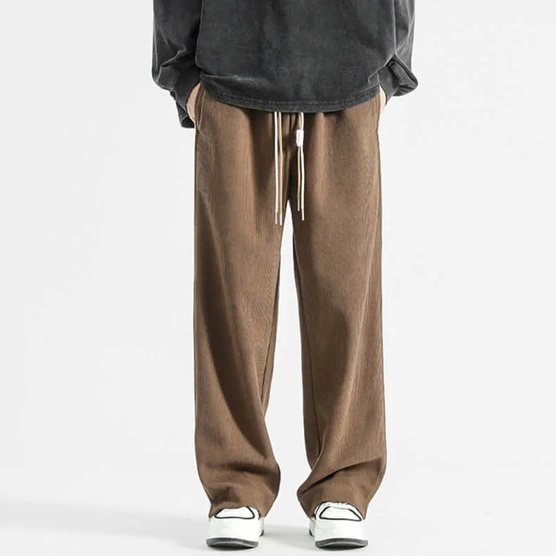 Corduroy Wide-Leg Trousers