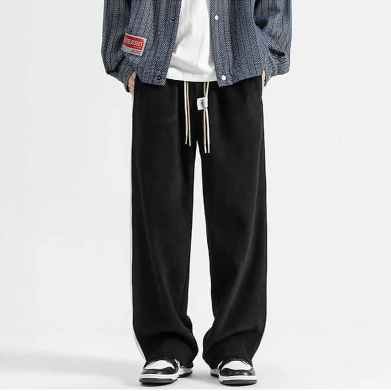Corduroy Wide-Leg Trousers