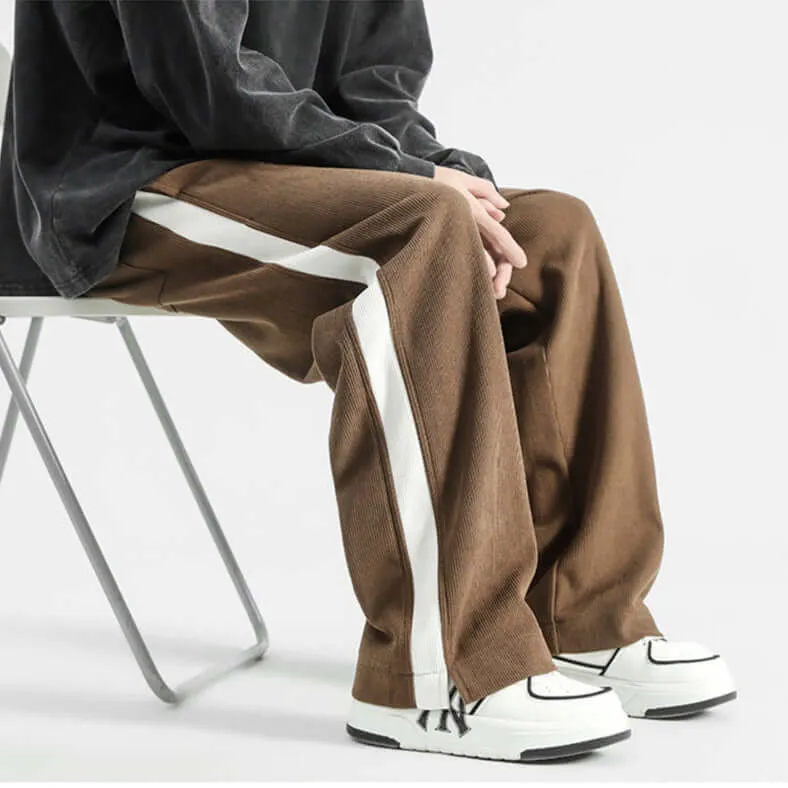 Corduroy Wide-Leg Trousers