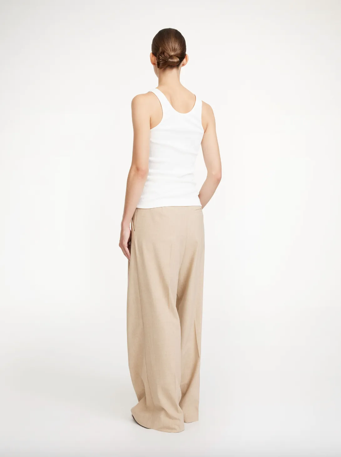 Cymbaria High Waist Trousers: Cinnamon Brown