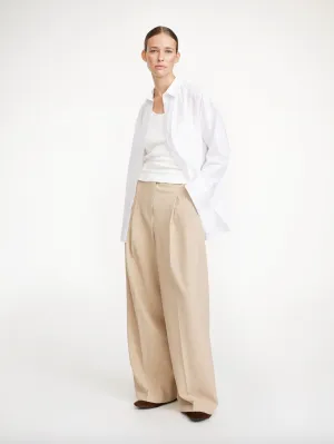 Cymbaria High Waist Trousers: Cinnamon Brown