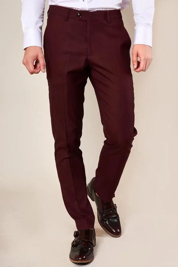 Danny Wine Three Piece Wedding Suit :- Office Wear :- Wedding Suit