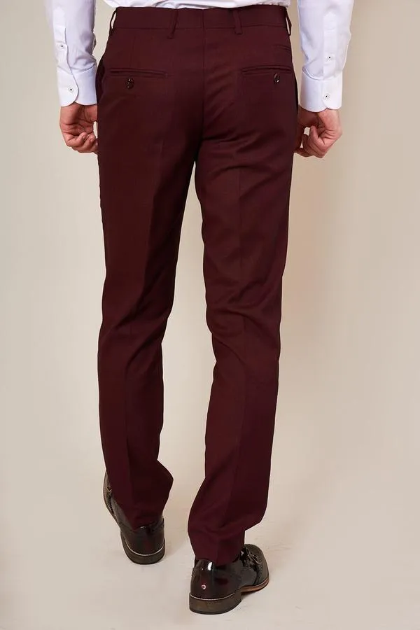 Danny Wine Three Piece Wedding Suit :- Office Wear :- Wedding Suit