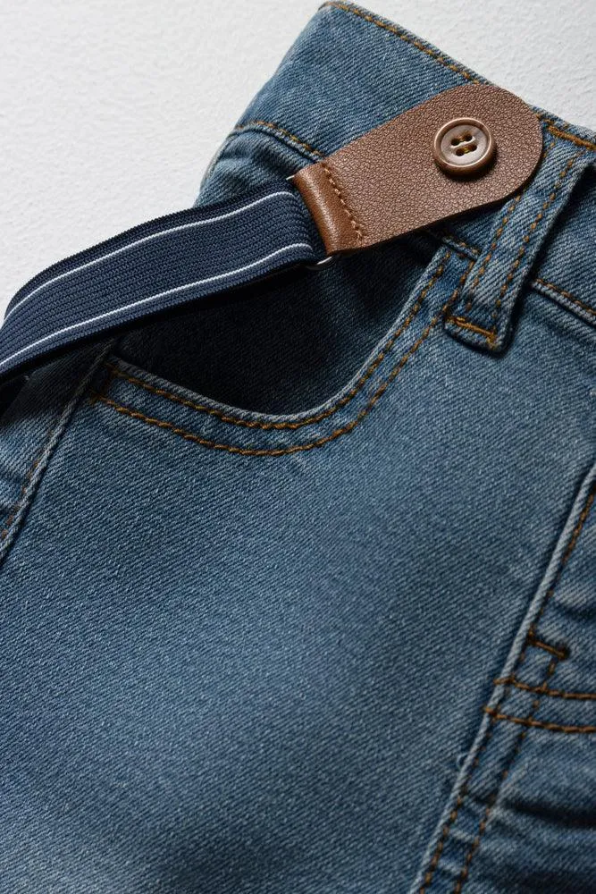 Denim With Braces