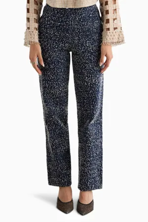 Distressed Denim Dual Waistband Jeans