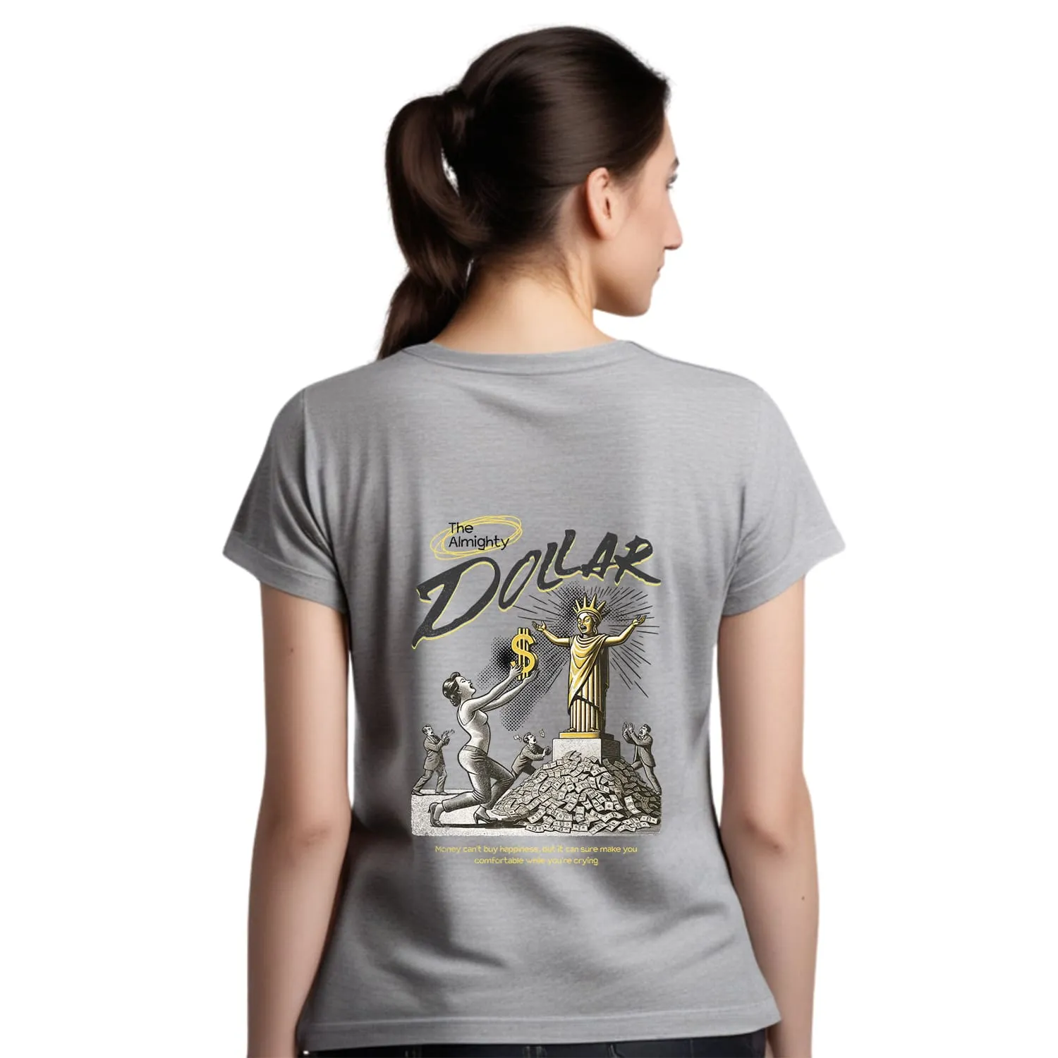 Dollar Womens cotton printed T-shirt