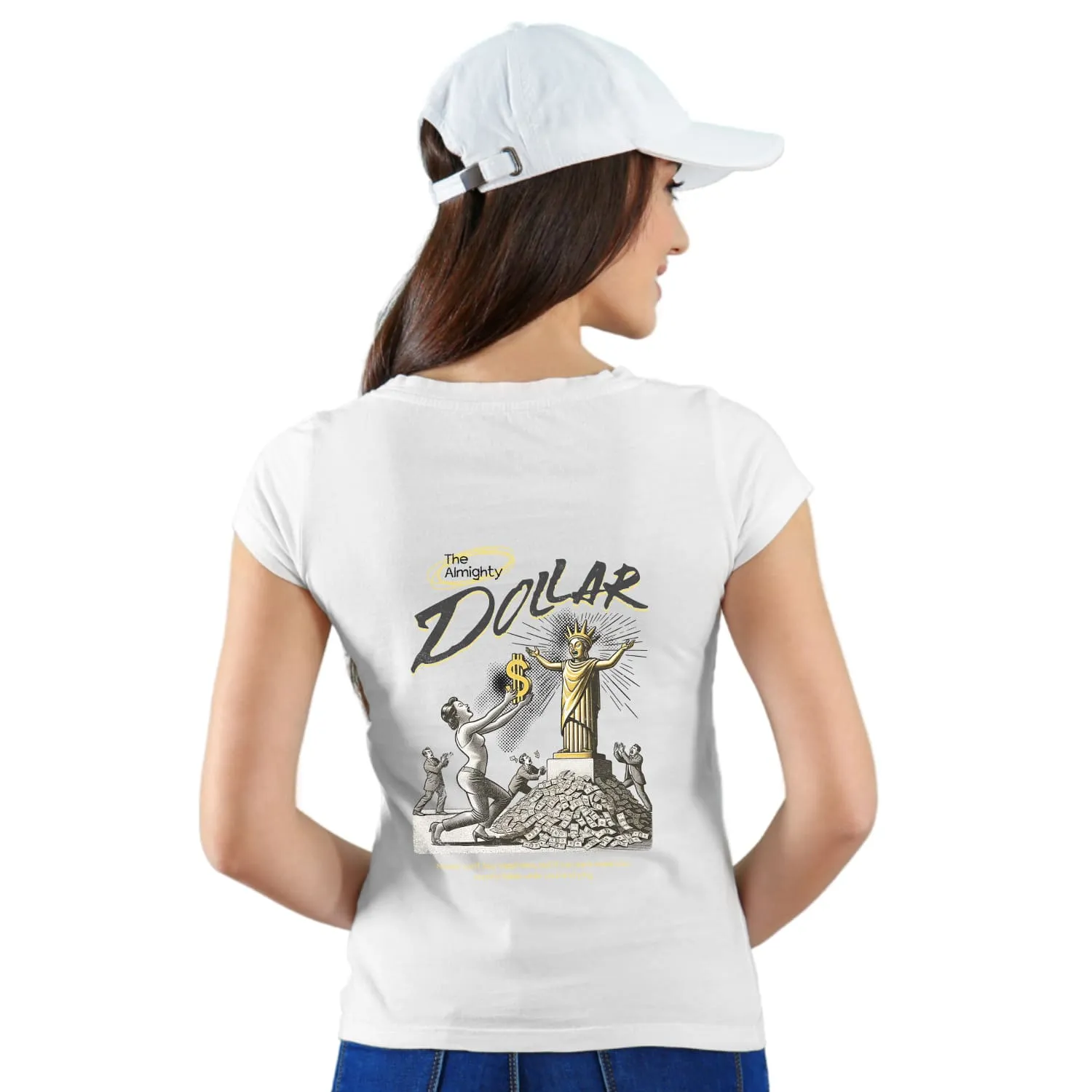 Dollar Womens cotton printed T-shirt