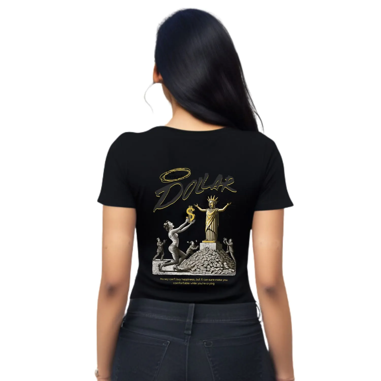 Dollar Womens cotton printed T-shirt