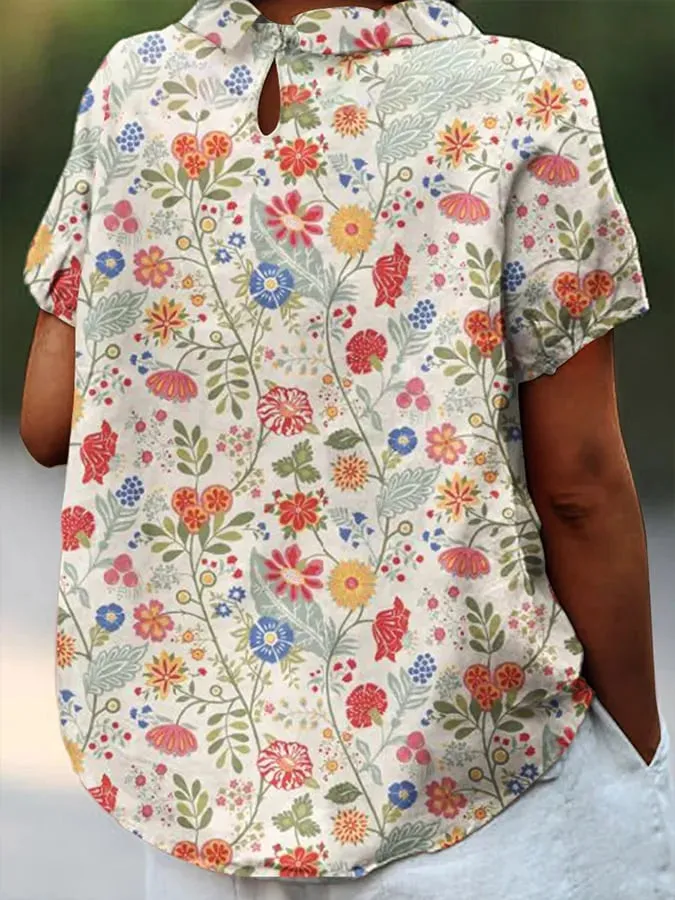 Dorothea | Modern Floral Shirt