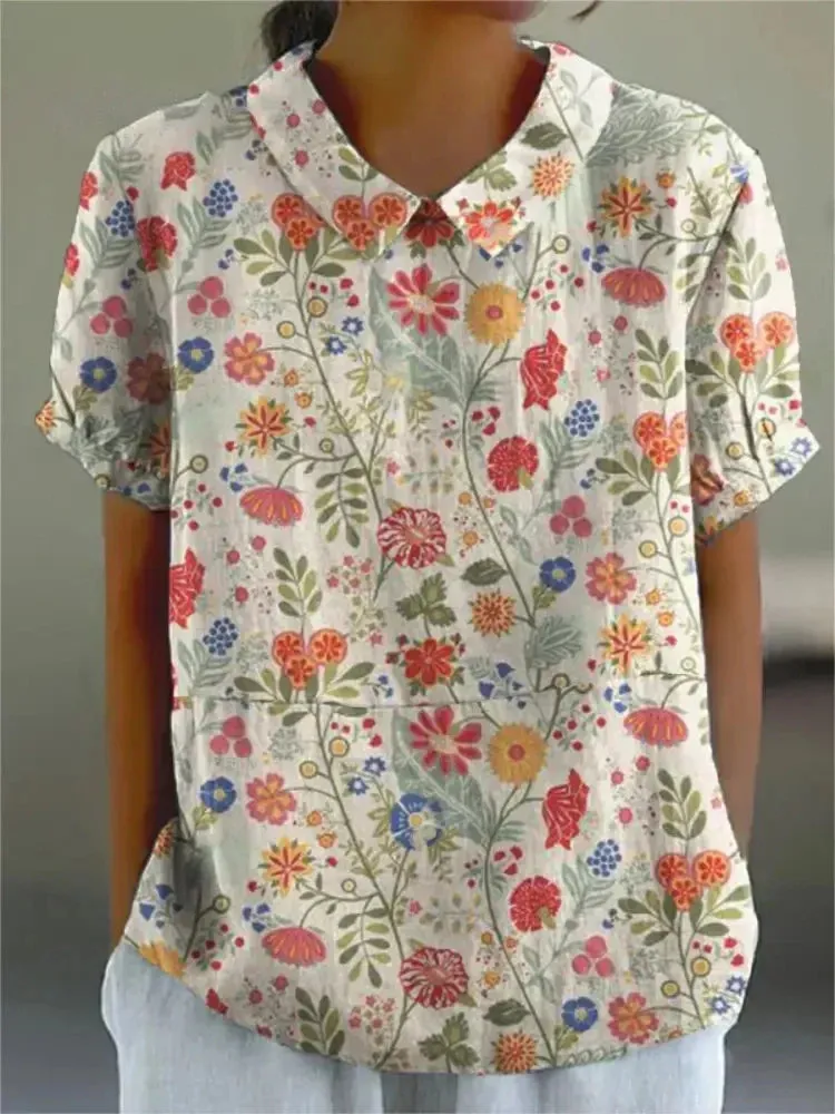 Dorothea | Modern Floral Shirt
