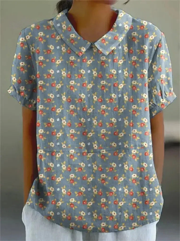 Dorothea | Modern Floral Shirt