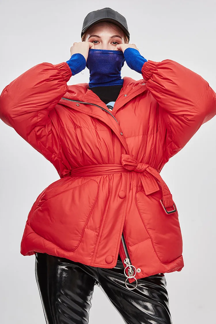 Doudoune Femme Ceinturée "Street Chic"