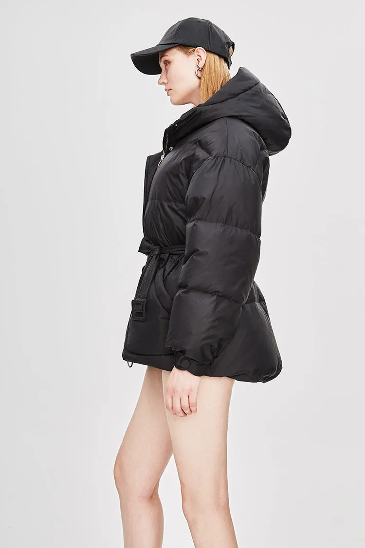 Doudoune Femme Ceinturée "Street Chic"