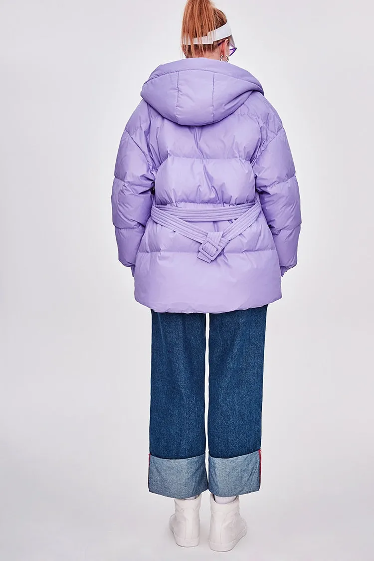 Doudoune Femme Ceinturée "Street Chic"