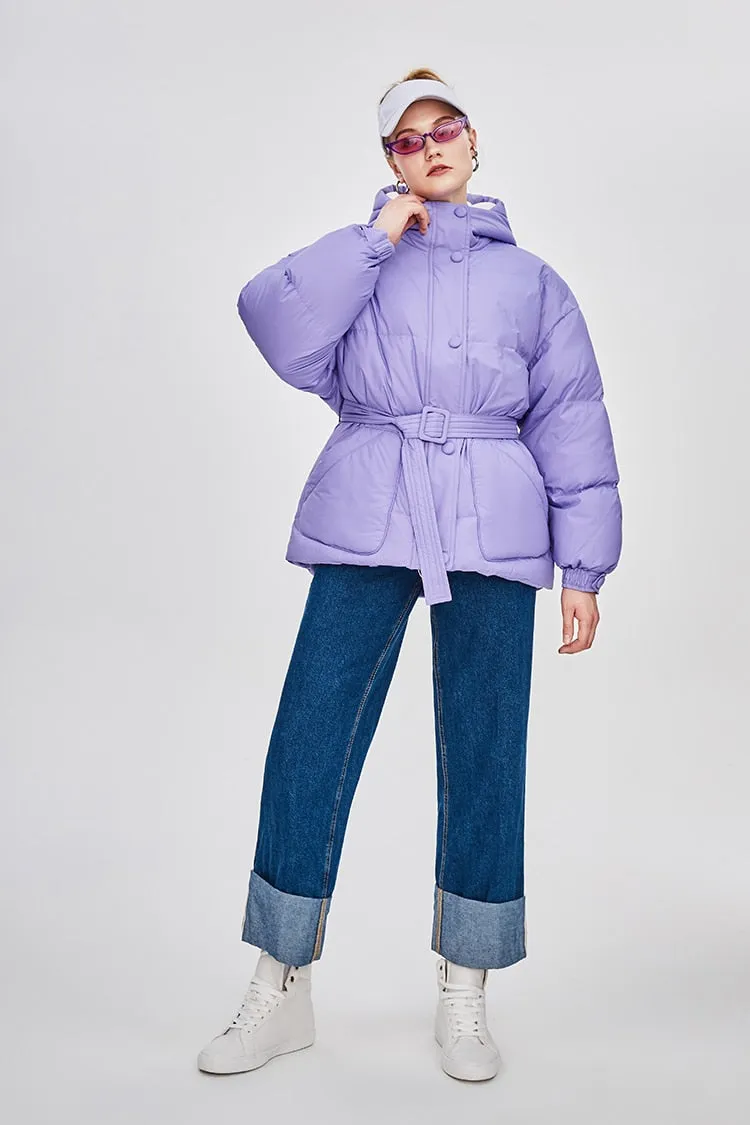 Doudoune Femme Ceinturée "Street Chic"
