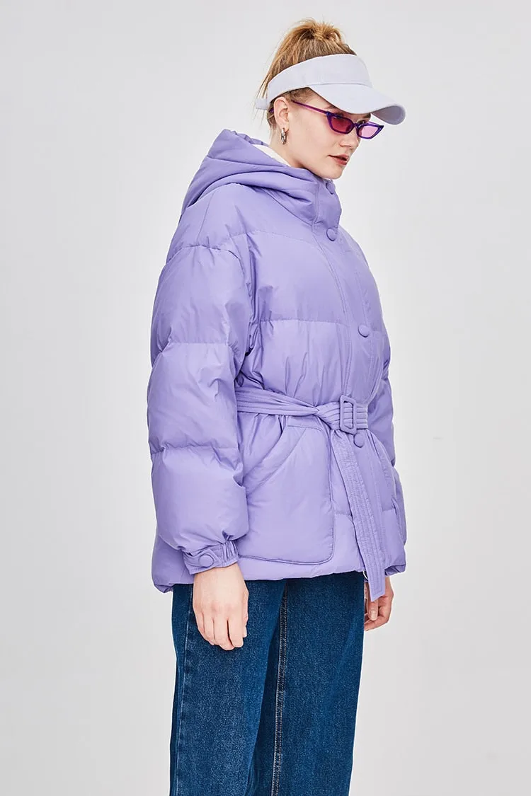 Doudoune Femme Ceinturée "Street Chic"