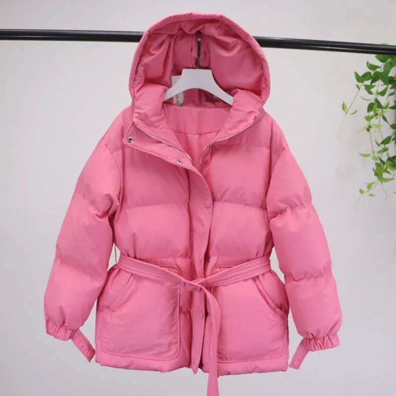 Doudoune Femme Ceinturée "Street Chic"