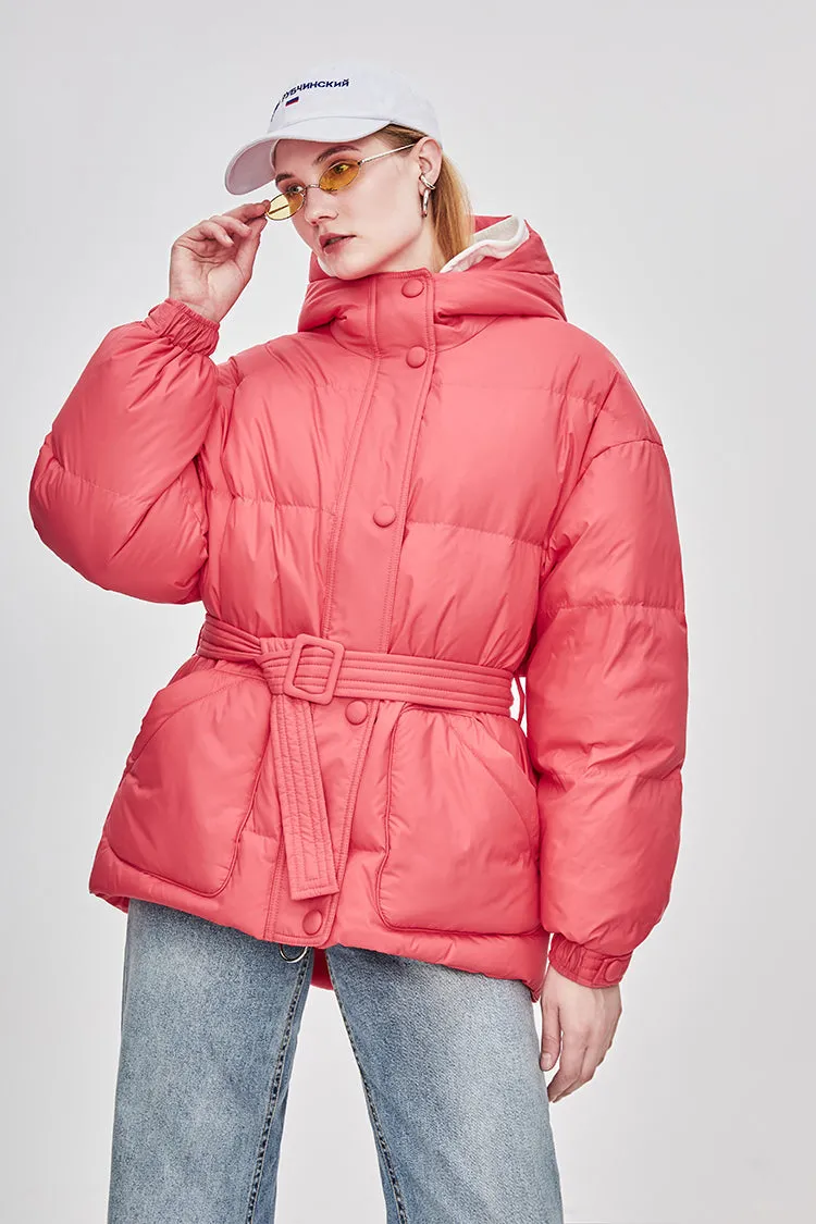 Doudoune Femme Ceinturée "Street Chic"