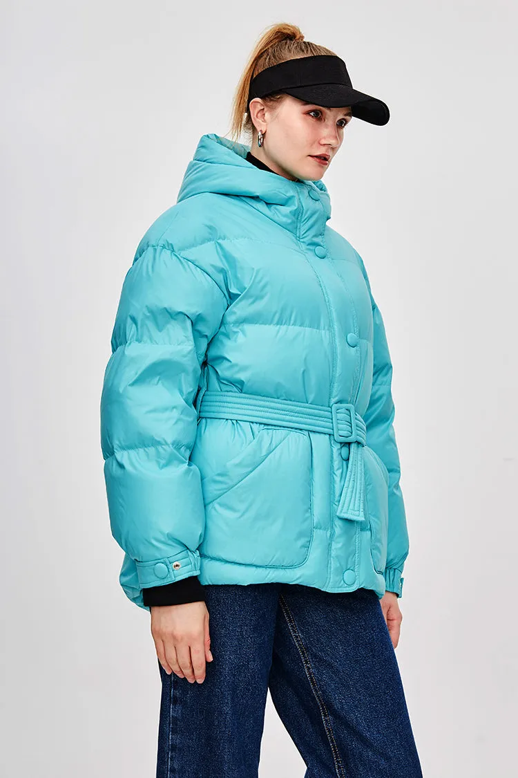 Doudoune Femme Ceinturée "Street Chic"