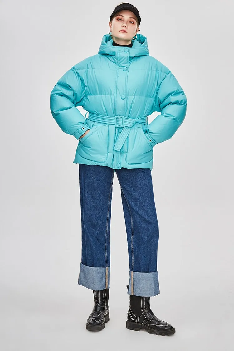 Doudoune Femme Ceinturée "Street Chic"
