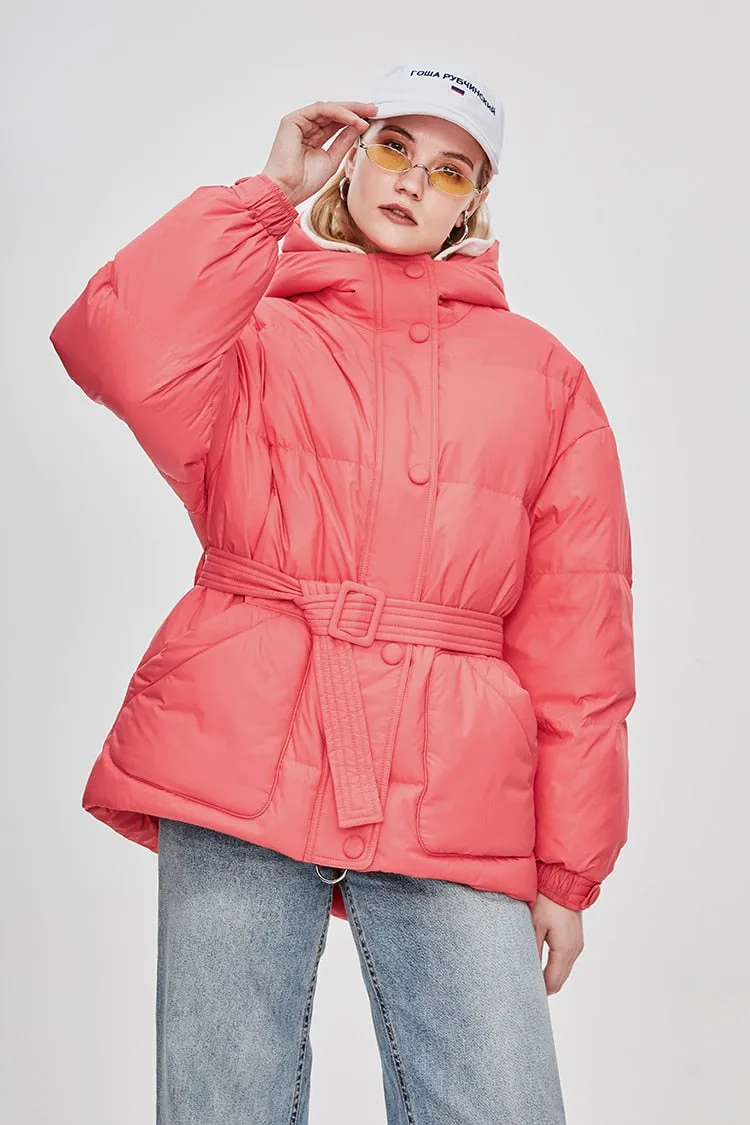 Doudoune Femme Ceinturée "Street Chic"