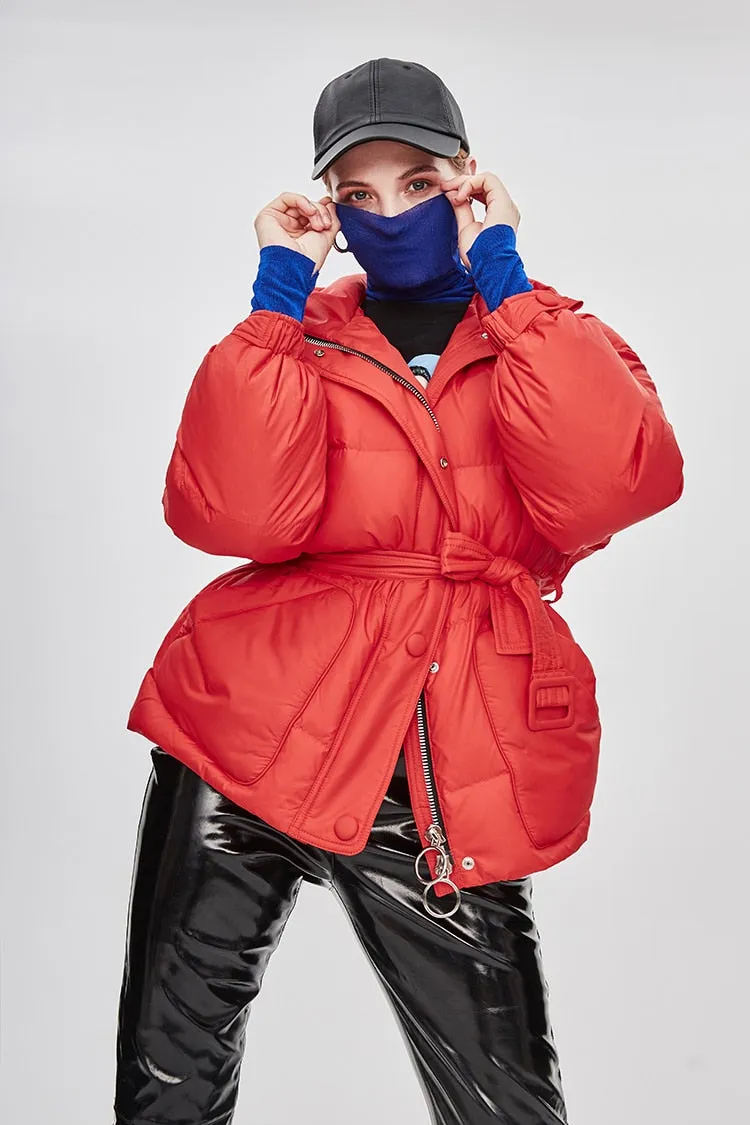 Doudoune Femme Ceinturée "Street Chic"