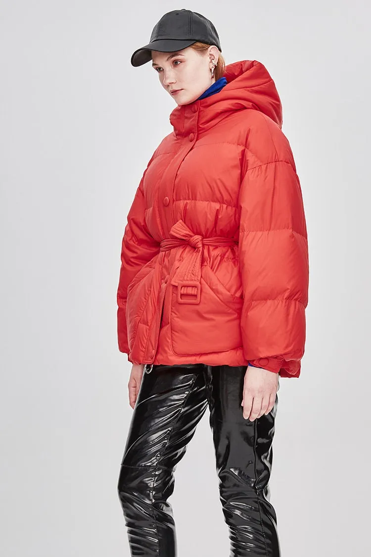 Doudoune Femme Ceinturée "Street Chic"