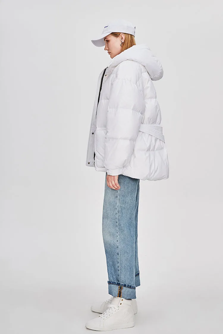 Doudoune Femme Ceinturée "Street Chic"