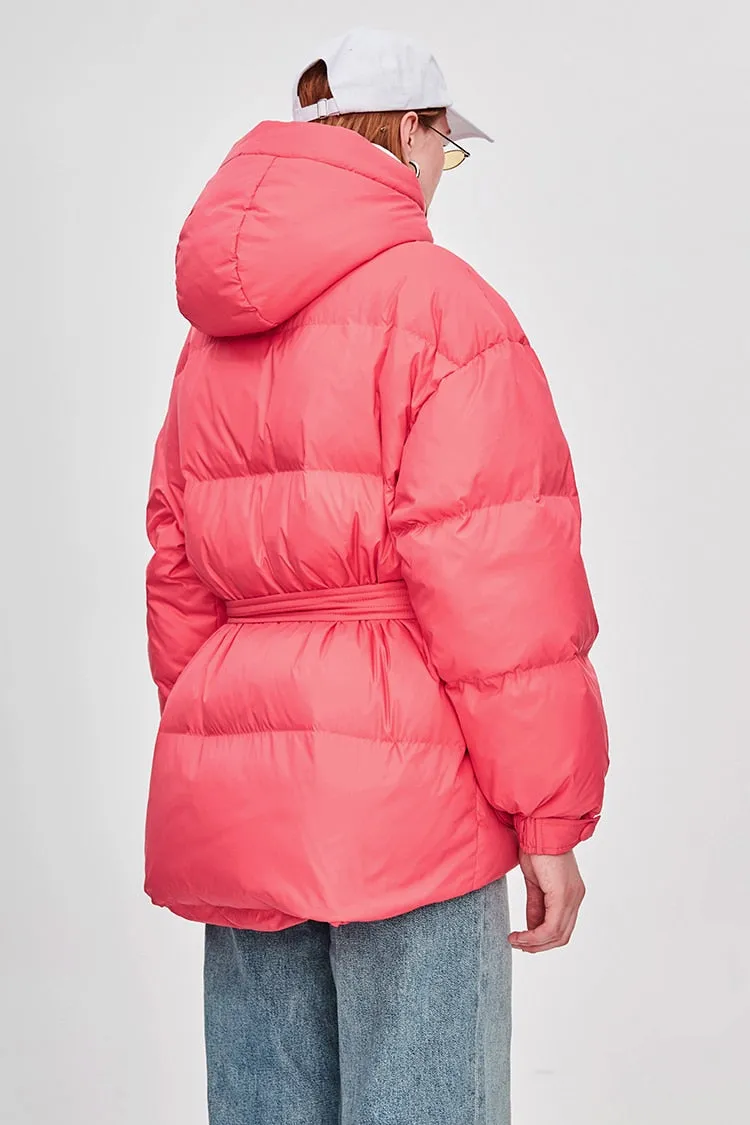 Doudoune Femme Ceinturée "Street Chic"