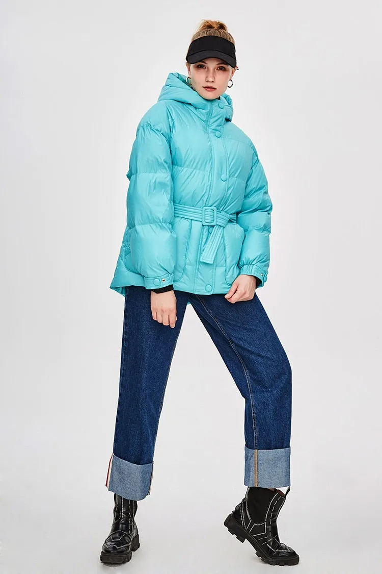 Doudoune Femme Ceinturée "Street Chic"