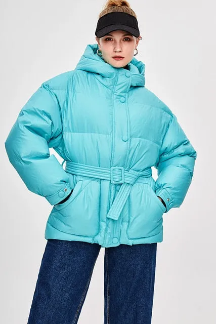 Doudoune Femme Ceinturée "Street Chic"